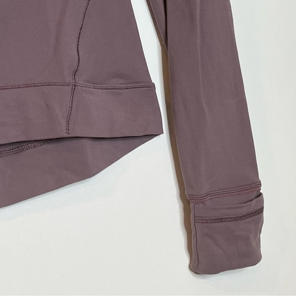 Lululemon Outrun the Elements 1/2 Zip Runnign Top Frosted Mulberry Size 2 - Picture 11 of 13